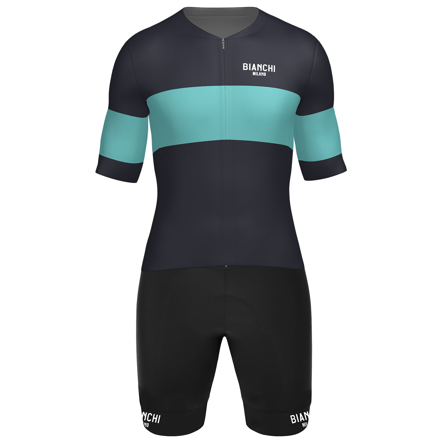BIANCHI MILANO Race Dames set (fietsshirt + fietsbroek) dames set (2 artikelen),