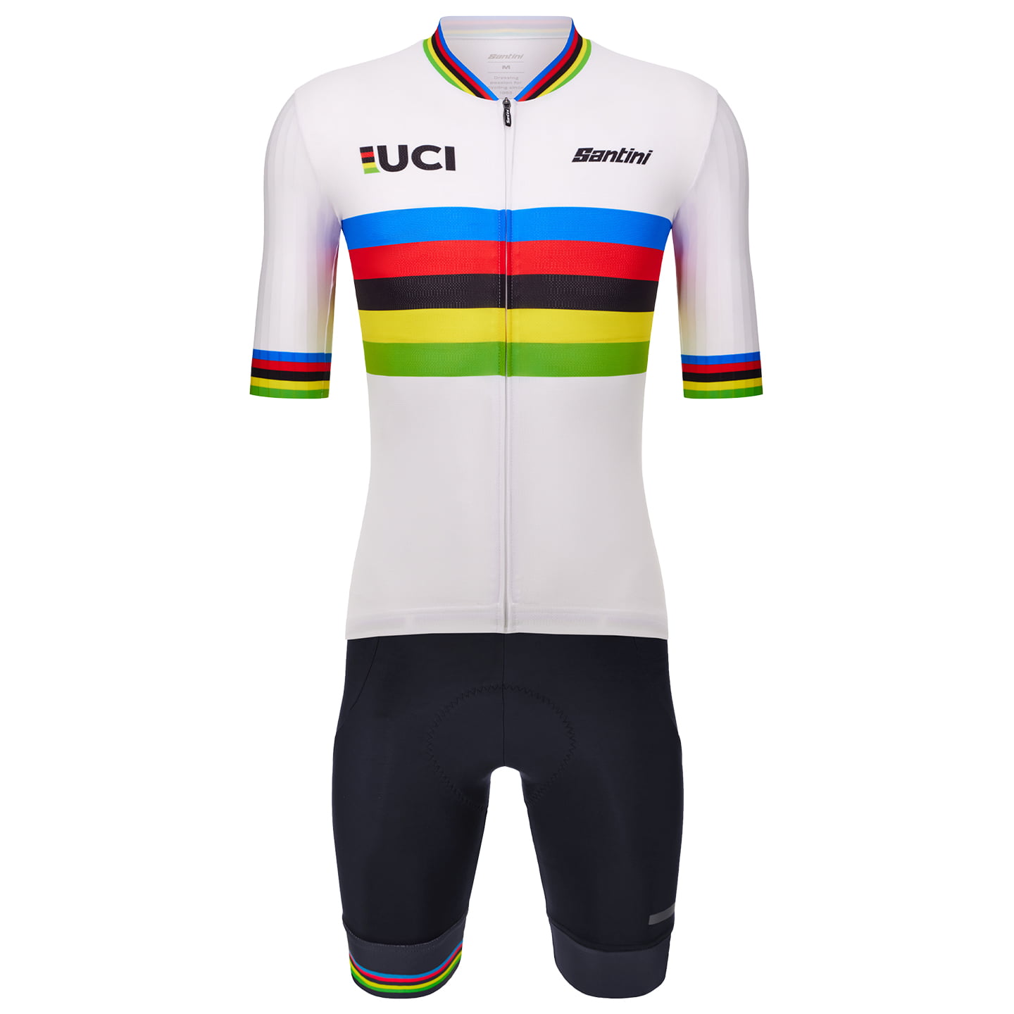 UCI WORLD CHAMPION 2025 Set (fietsshirt + fietsbroek) set (2 artikelen), voor