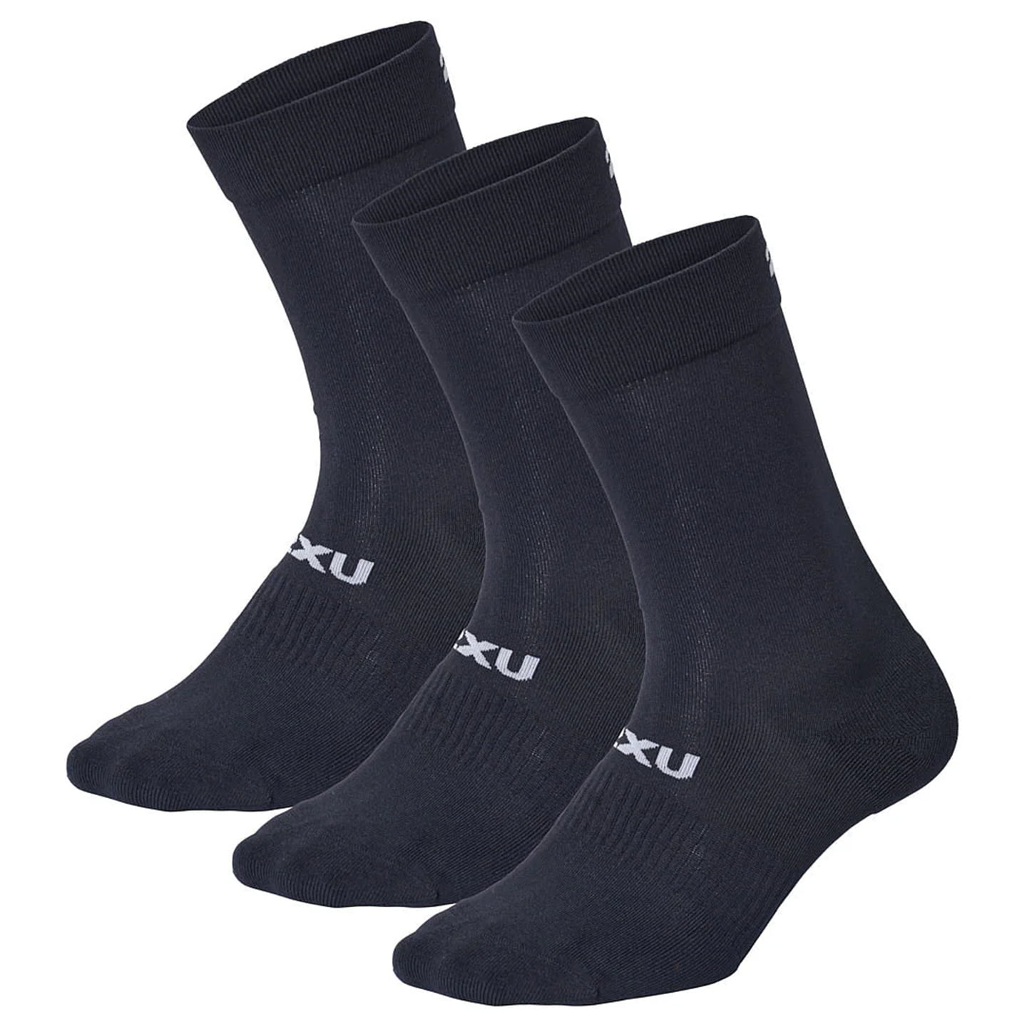 2XU Unisex 3 pak fietssokken, Maat L