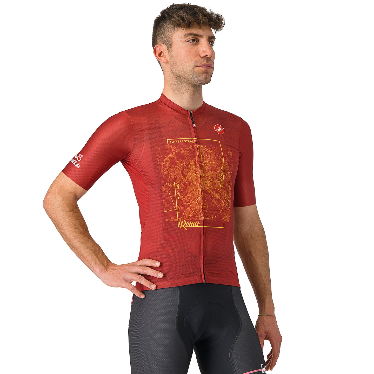 GIRO D'ITALIA Shirt met korte mouwen Roma 2024 fietsshirt met korte mouwen, voor