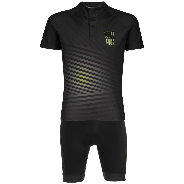 SCOTT RC Team Kinderset (fietsshirt + fietsbroek) kinderset (2 artikelen), Kinde
