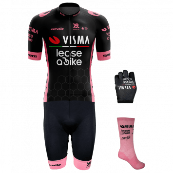 YELLOWB  Maxi-Set (4 Teile) TEAM VISMA LEASE A BIKE Giro d'Italia