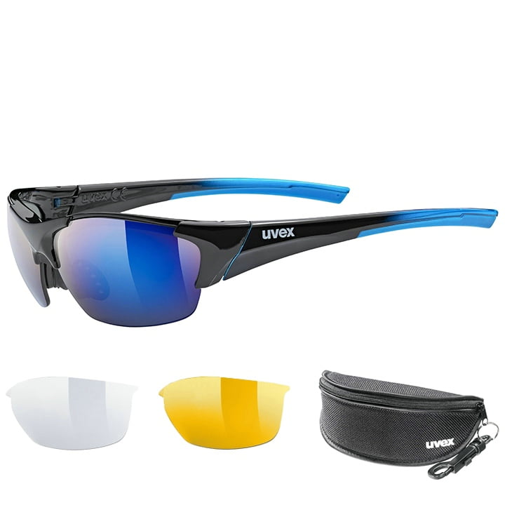 UVEX Brillenset Blaze III 2021 bril, Unisex (dames / heren), Sportbril, Fietsacc