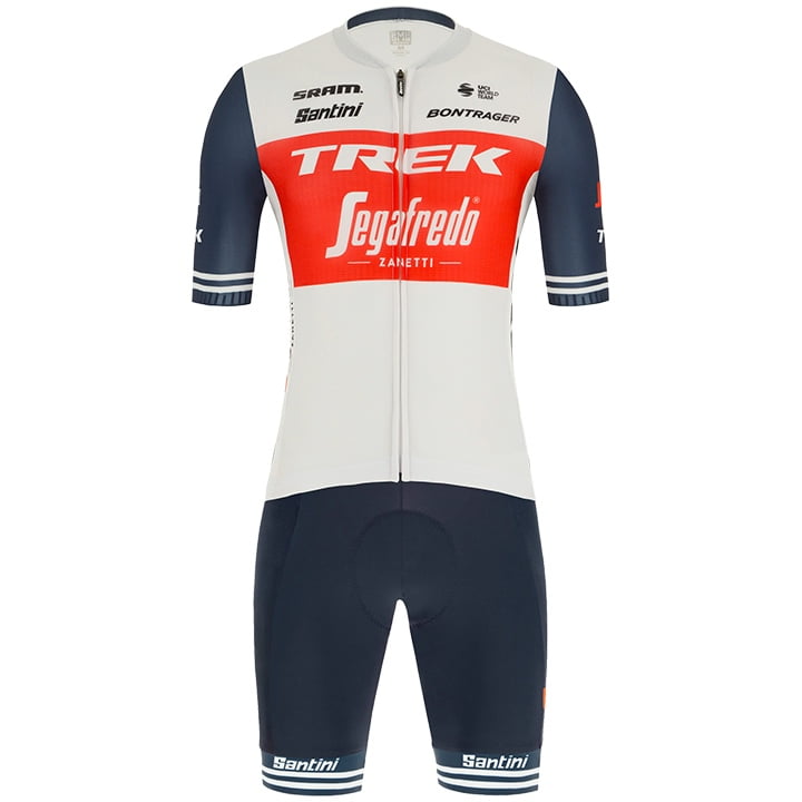 TREK-SEGAFREDO Race 2021 Set (fietsshirt + fietsbroek), voor heren, Fietskleding