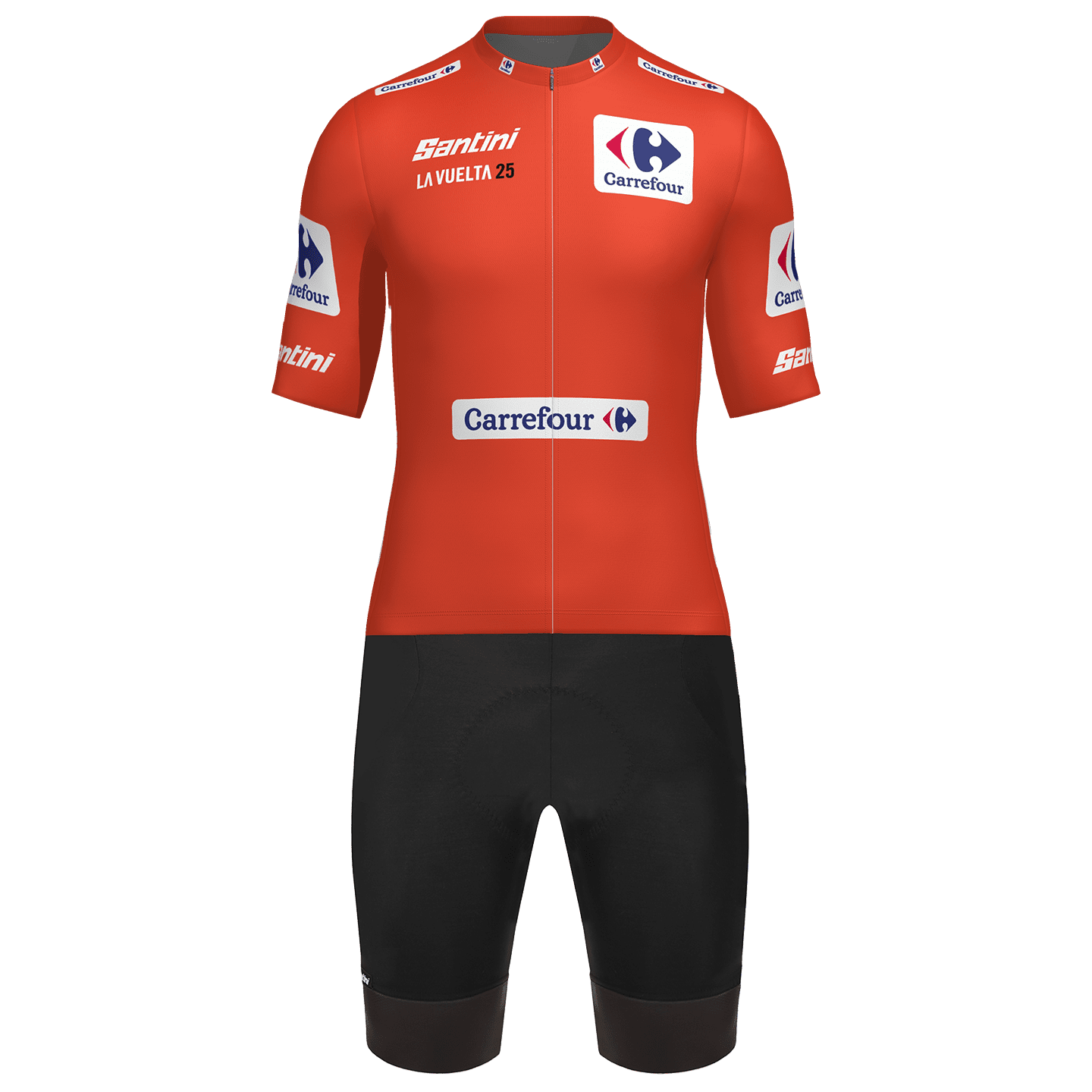 LA VUELTA General Leader 2025 Set (fietsshirt + fietsbroek) set (2 artikelen),