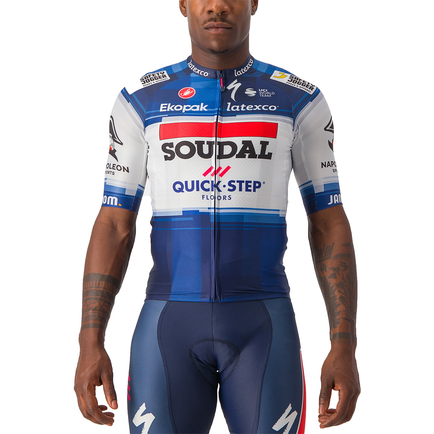 SOUDAL QUICK-STEP Aero Race 6.1 2023 Short Sleeve Jersey, for men, size XL, Bike Jersey, Cycle gear