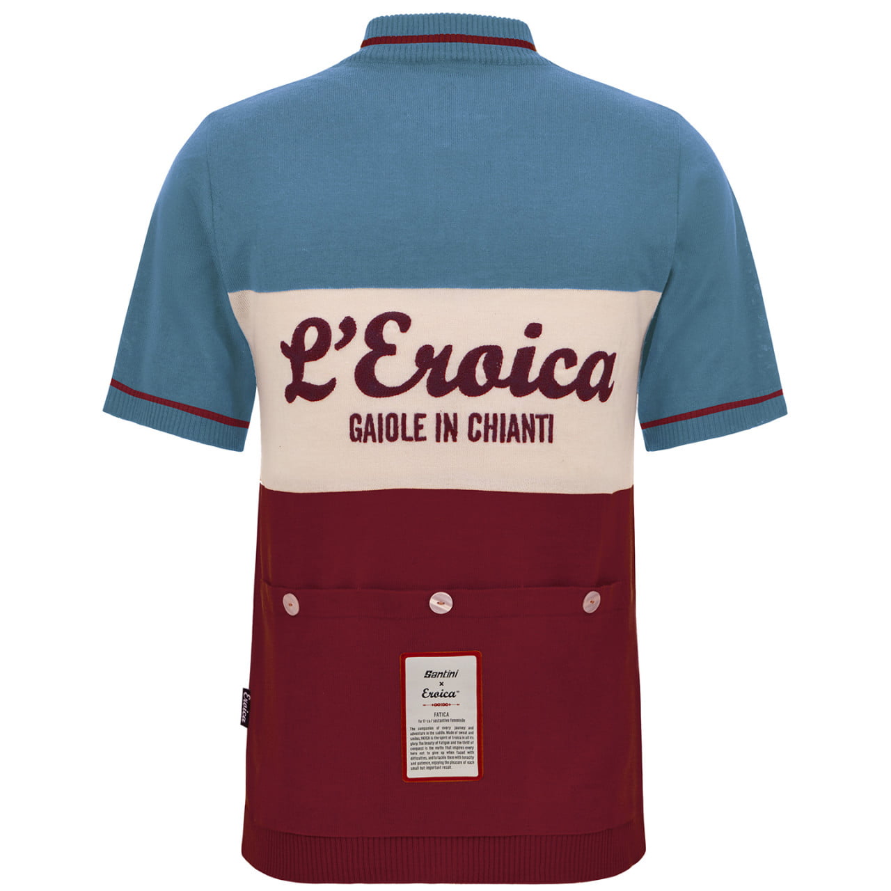 fietsshirt met korte mouwen Eroica 28° Gaiole 2025