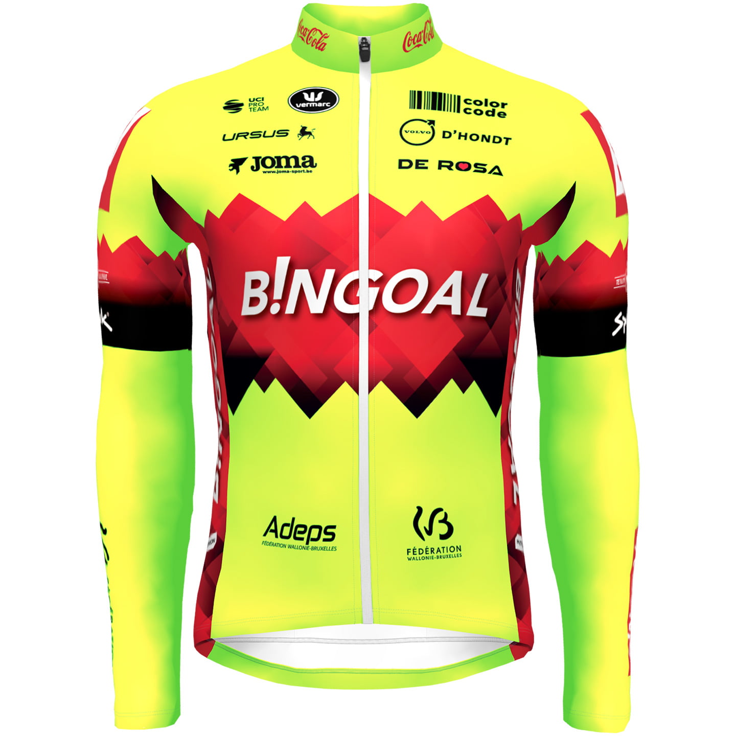 BINGOAL WB 2023 Long Sleeve Jersey, for men, size M, Cycle jersey, Cycling clothing