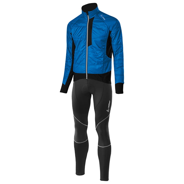 LÖFFLER Hotbond PL60 Set (winter fietsjack + lange koersbroek) set (2 artikelen)