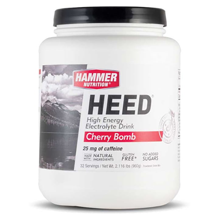 HAMMER NUTRITION Electrolyte-Drink Heed Cherry Bomb (32 porties) drank,