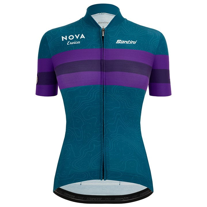 SANTINI Nova Eroica Opera Women’s Jersey Women’s Short Sleeve Jersey, size XL, Cycle jersey, Bike gear
