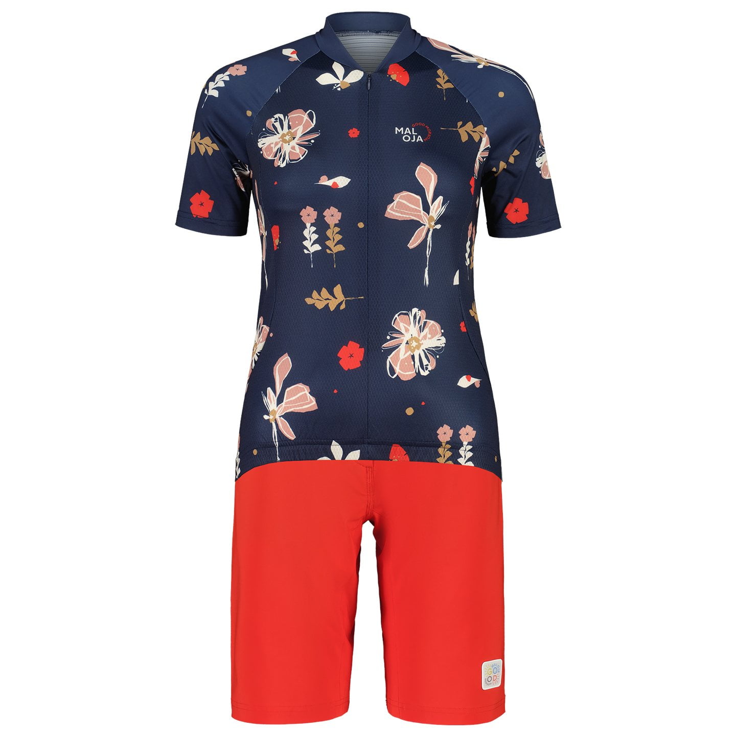 MALOJA TennoM. AOP Dames set (fietsshirt + fietsbroek) dames set (2 artikelen),