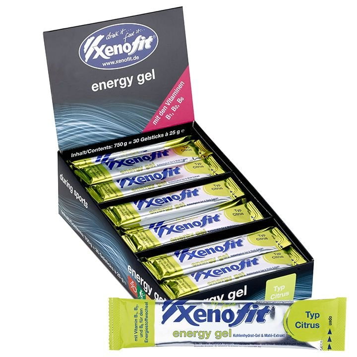 XENOFIT Energy Gel Citrus-Mix 30 units/box, Sports food