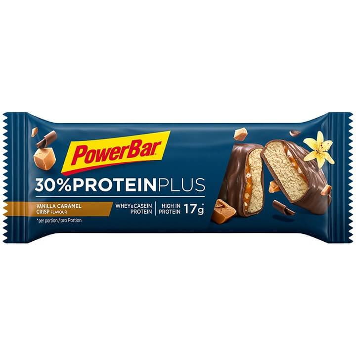 Barre énergétique ProteinPlus 30% Caramel-Vanilla Crisp 15 pièces/boîte