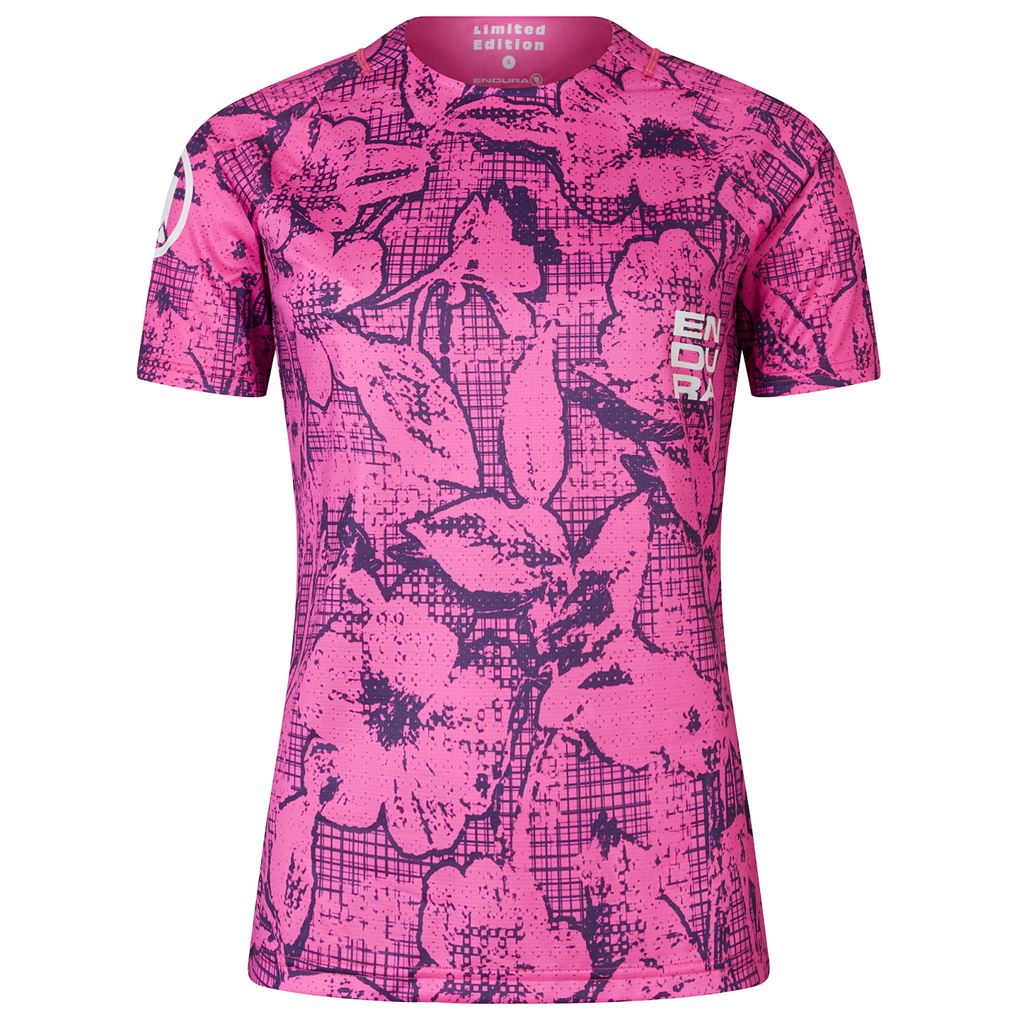 Photo Bikeshirt manches longues femme Grid Floral LTD Printed