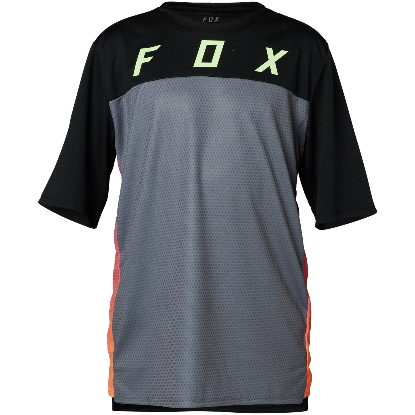 FOX Defend Race Kids Bike Shirt Bikeshirt, size M, Kids cycling jersey, Kids cycling clothing