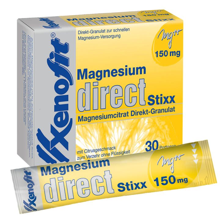 XENOFIT Magnesium Direct stixx citrus 30 stuks, Energierepen, Prestatievoeding
