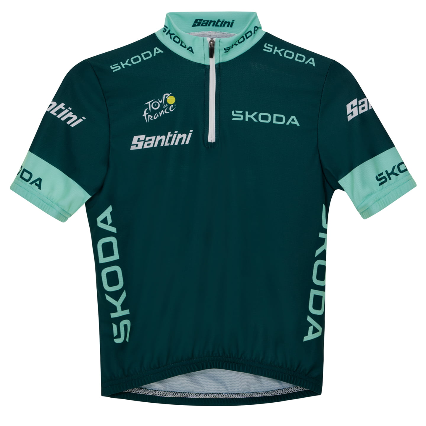 TOUR DE FRANCE Kindershirt groene trui 2025 kinderfietsshirt, Maat L