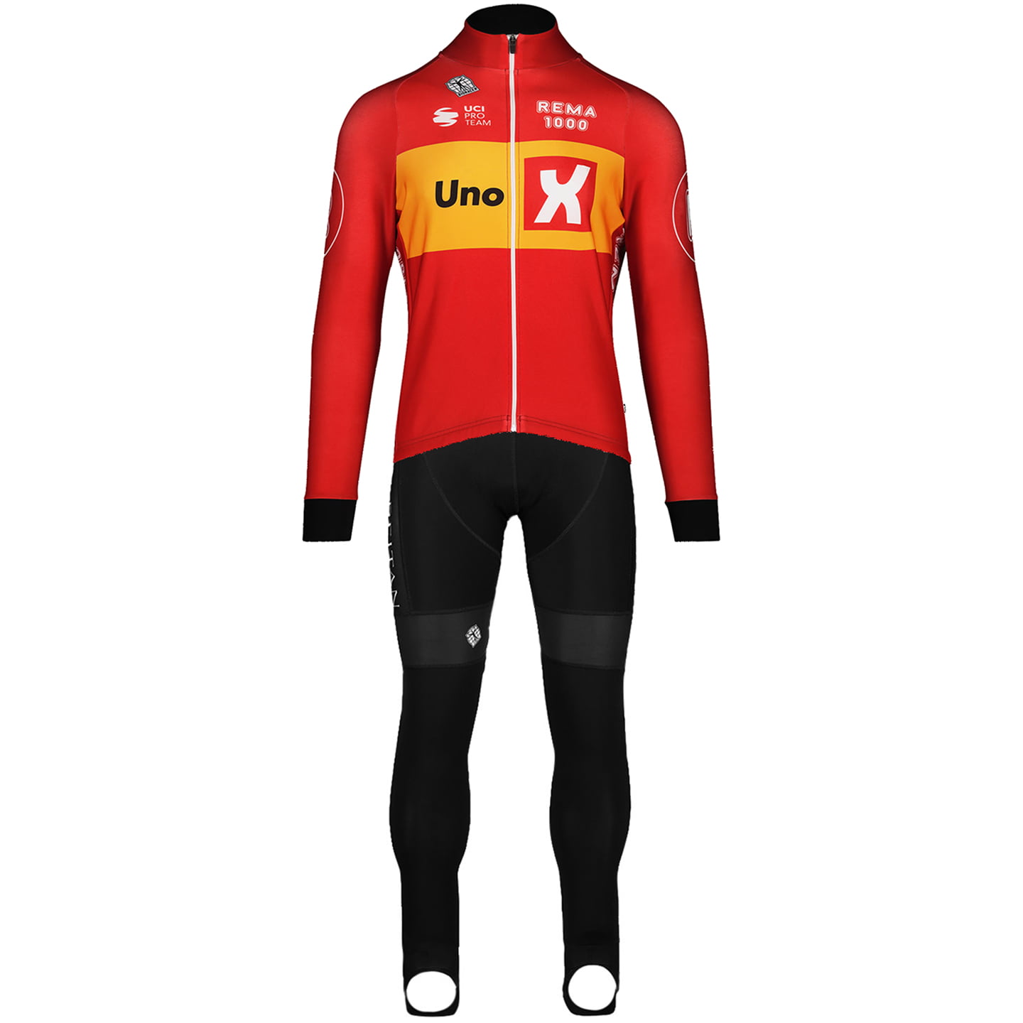 UNO-X Icon Tempest 2023 Set (winter jacket + cycling tights) Set (2 pieces), for men