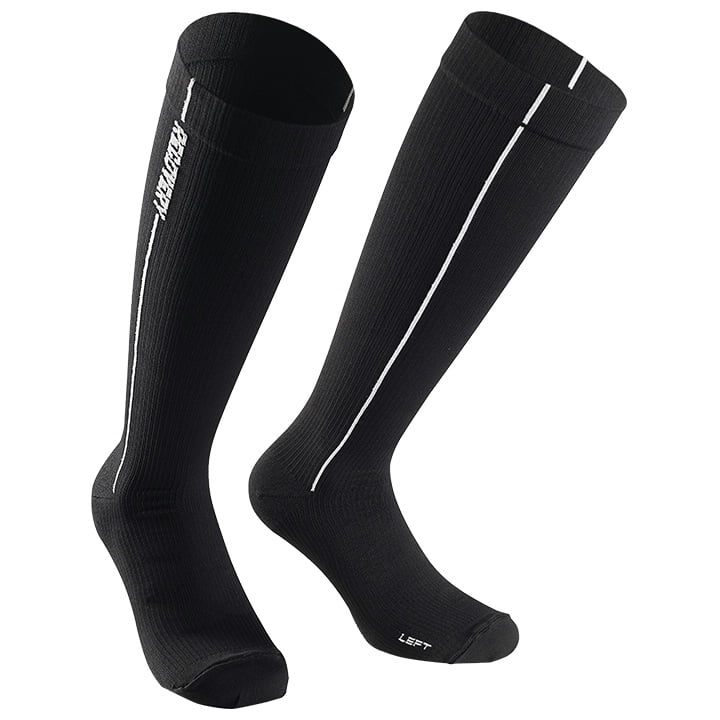 ASSOS Recovery Knee Socks, for men, size M-L, MTB socks, Cycling clothing