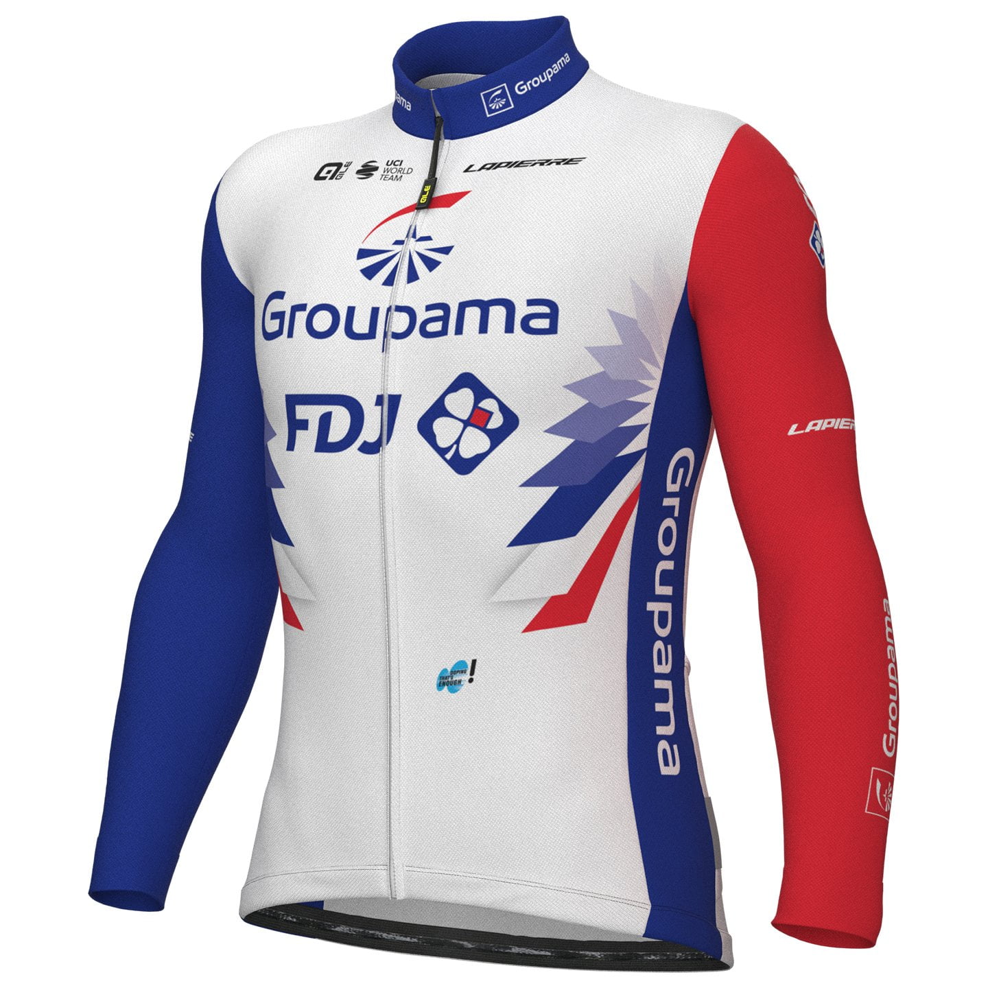 GROUPAMA - FDJ 2022 Long Sleeve Jersey, for men, size S, Cycling jersey, Cycling clothing