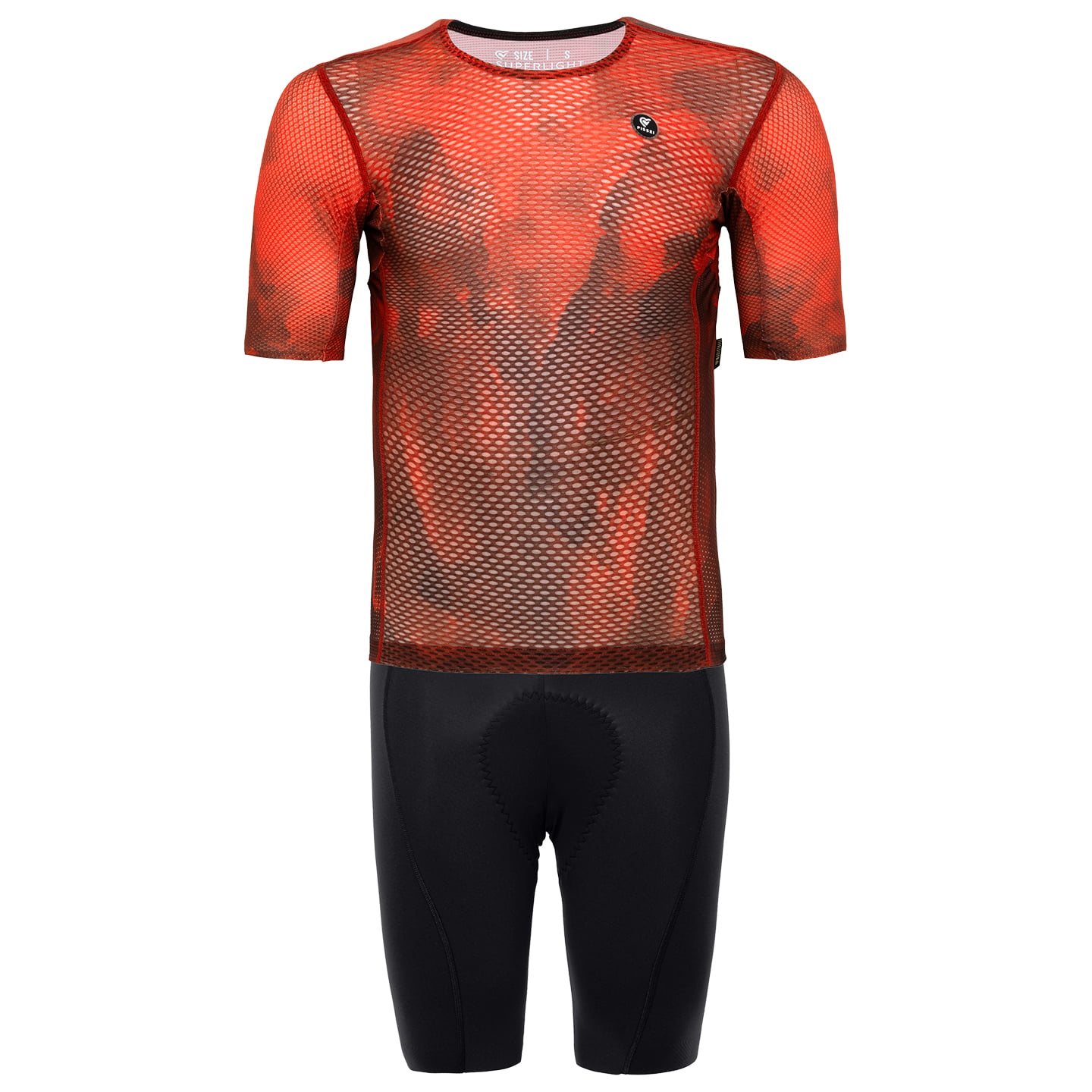 PISSEI Senza Zip Set (fietsshirt + fietsbroek) set (2 artikelen), voor heren