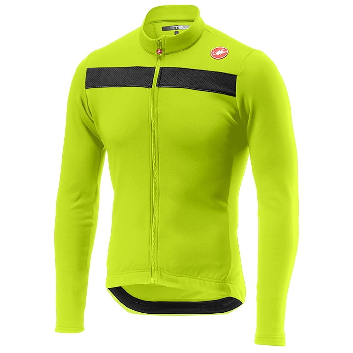 CASTELLI Puro 3 Long Sleeve Jersey Long Sleeve Jersey, for men, size L, Cycling jersey, Cycling clothing