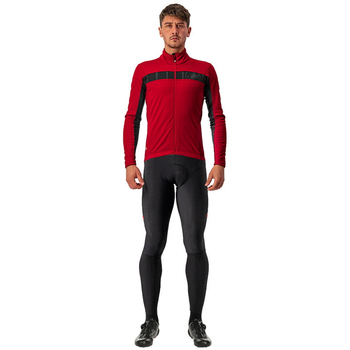 CASTELLI Mortirolo VI Set (winter fietsjack + lange koersbroek) set (2 artikelen