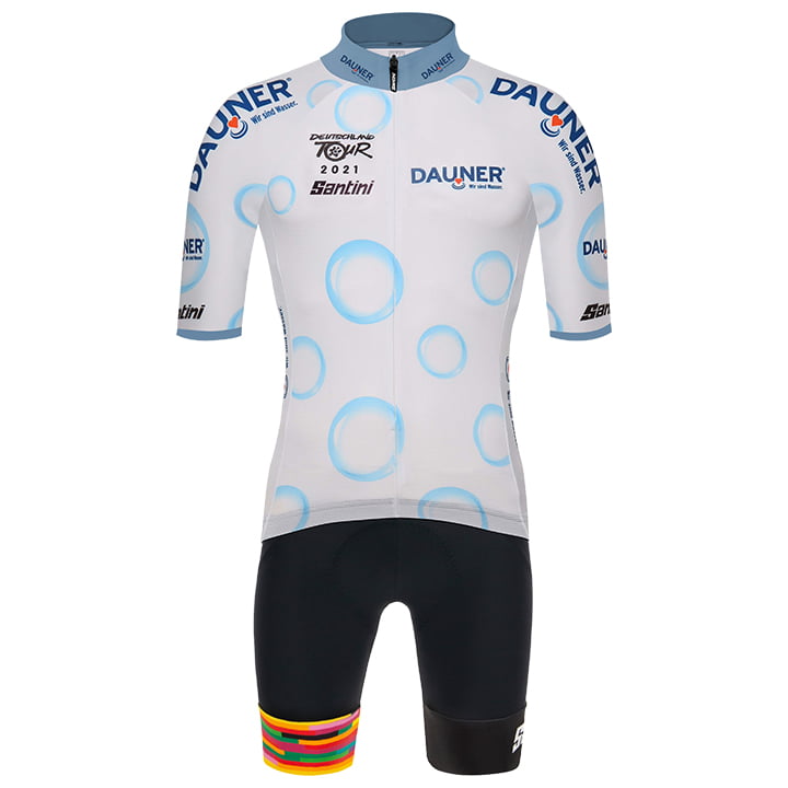 DEUTSCHLAND TOUR Jungprofi 2021 Set (fietsshirt + fietsbroek), voor heren, Fiets