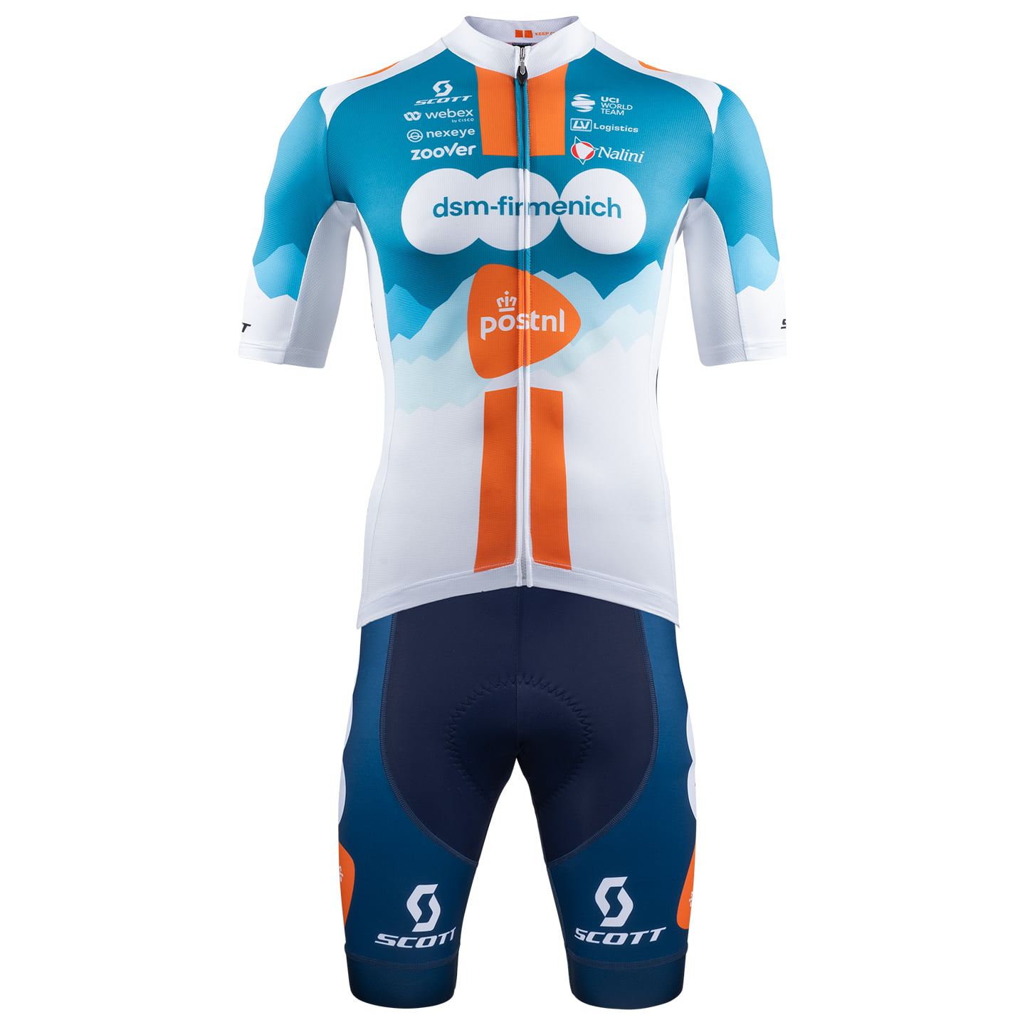 DSM-Firmenich PostNL 2024 Set (cycling jersey + cycling shorts) Set (2 pieces), for men, Cycling clothing