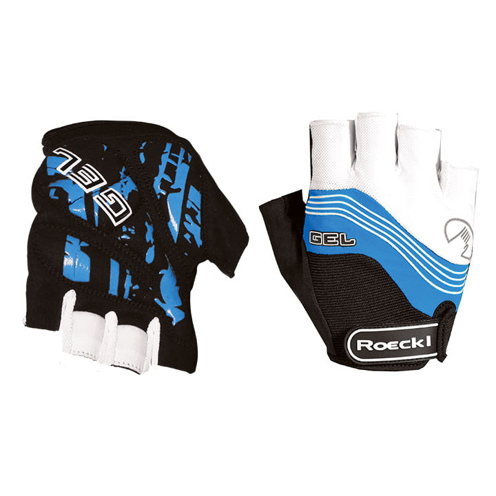 ROECKL Imajo, zwart-wit-blauw handschoenen, voor heren, Maat 7, Fietshandschoene