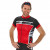 fietsshirt met korte mouwen Tescio, rood-zwart