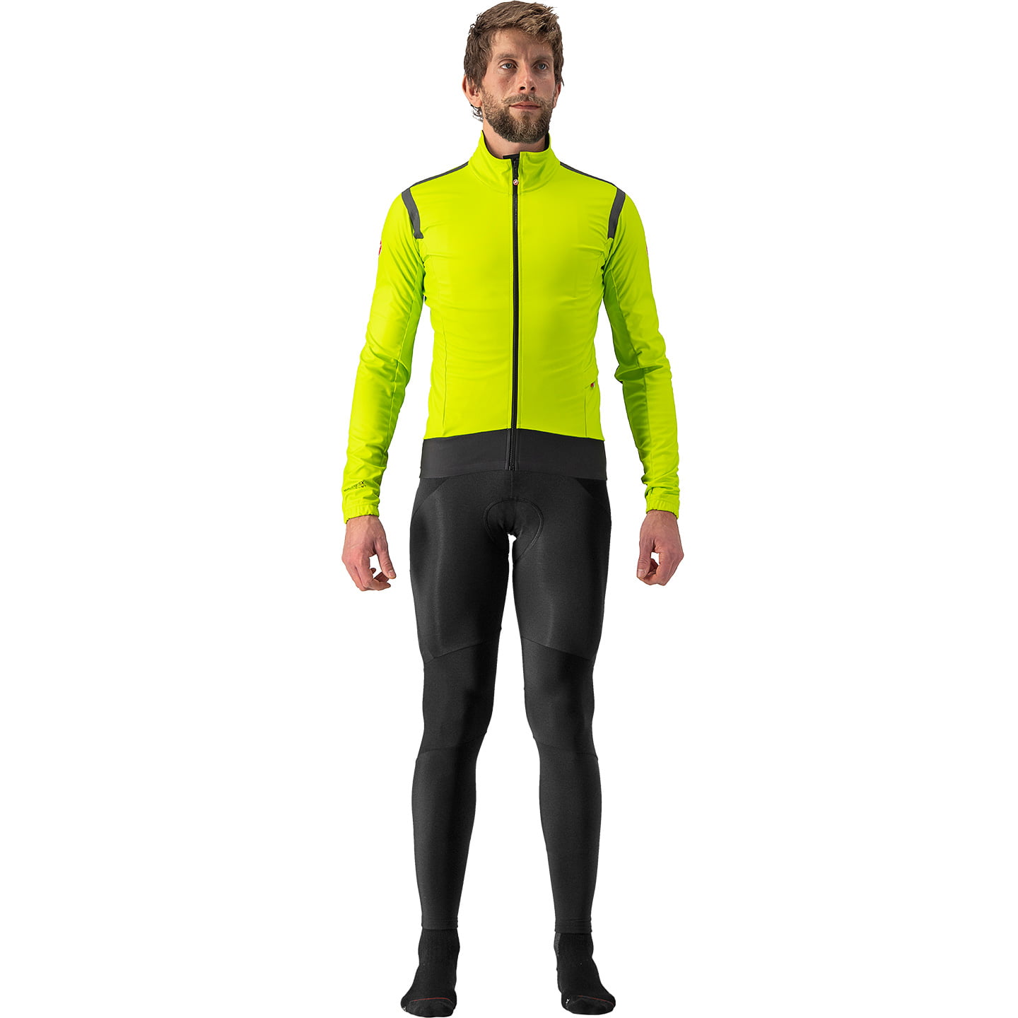Set (chaqueta de invierno + culotte largo de ciclismo) CASTELLI Light Alpha RoS
