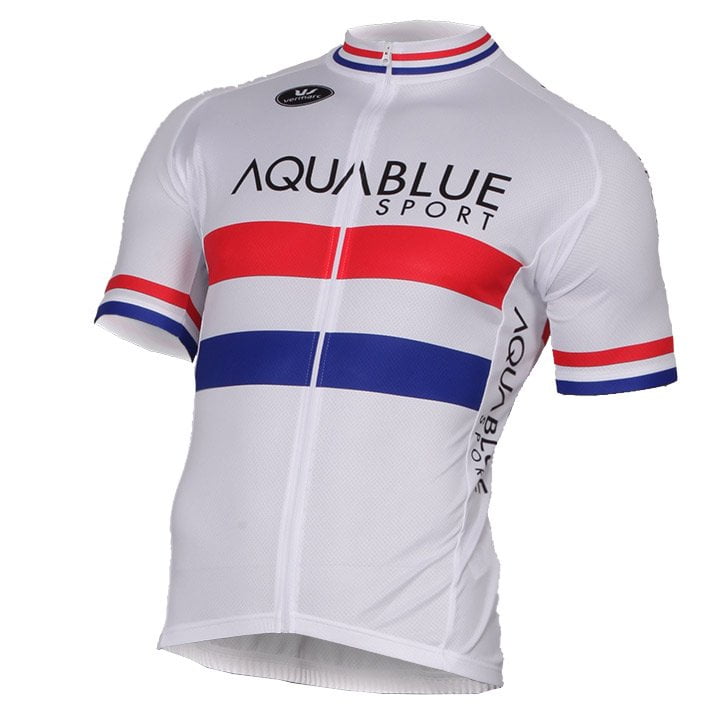 AQUA BLUE SPORT British Champion 2017 Short Sleeve Jersey, for men, size S, Cycling jersey, Cycling clothing