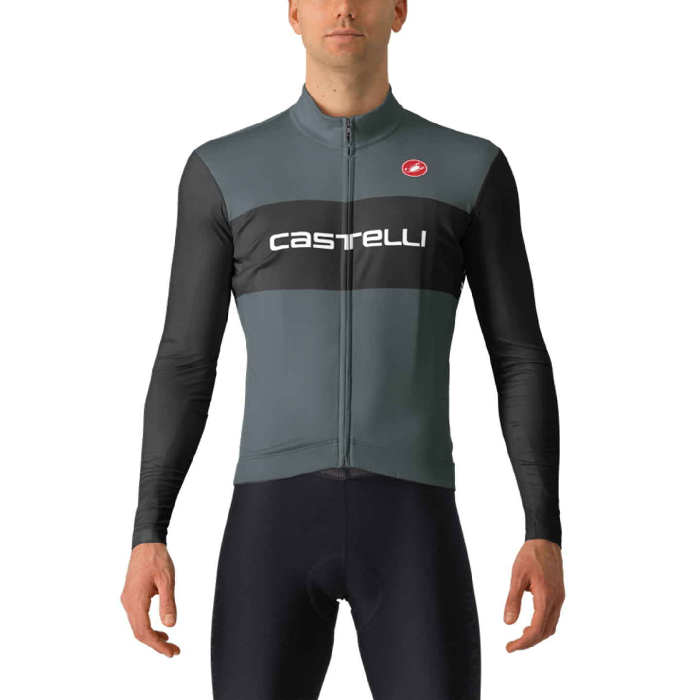 CASTELLI Fan Block fietsshirt met lange mouwen, voor heren, Maat 2XL