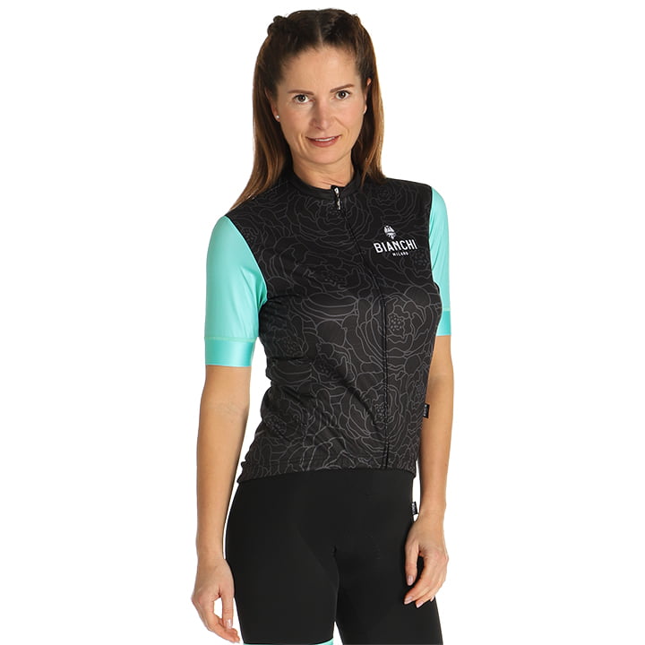 BIANCHI MILANO Sosio Women’s Cycling Jersey Women’s Short Sleeve Jersey, size L, Cycling jersey, Cycling clothing