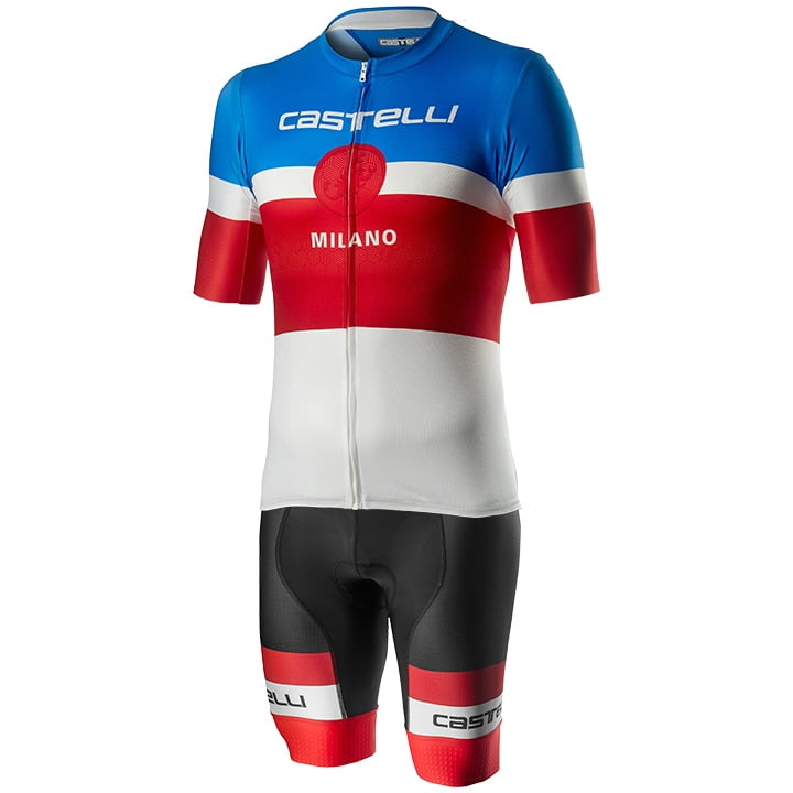 CASTELLI Milano Set (fietsshirt + fietsbroek) set (2 artikelen), voor heren