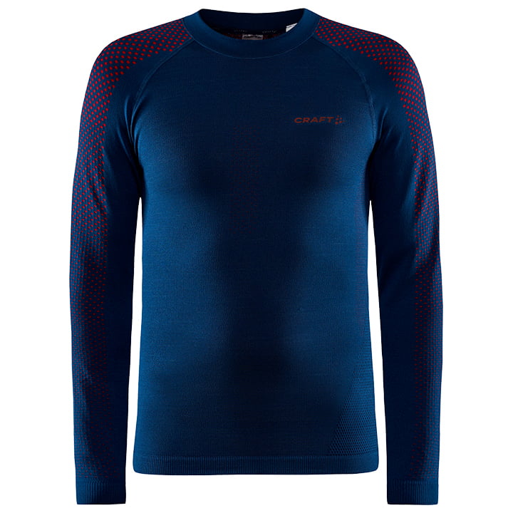 CRAFT Fietsmet lange mouwen Warm Fuseknit Intensity onderhemd, voor heren, Maat