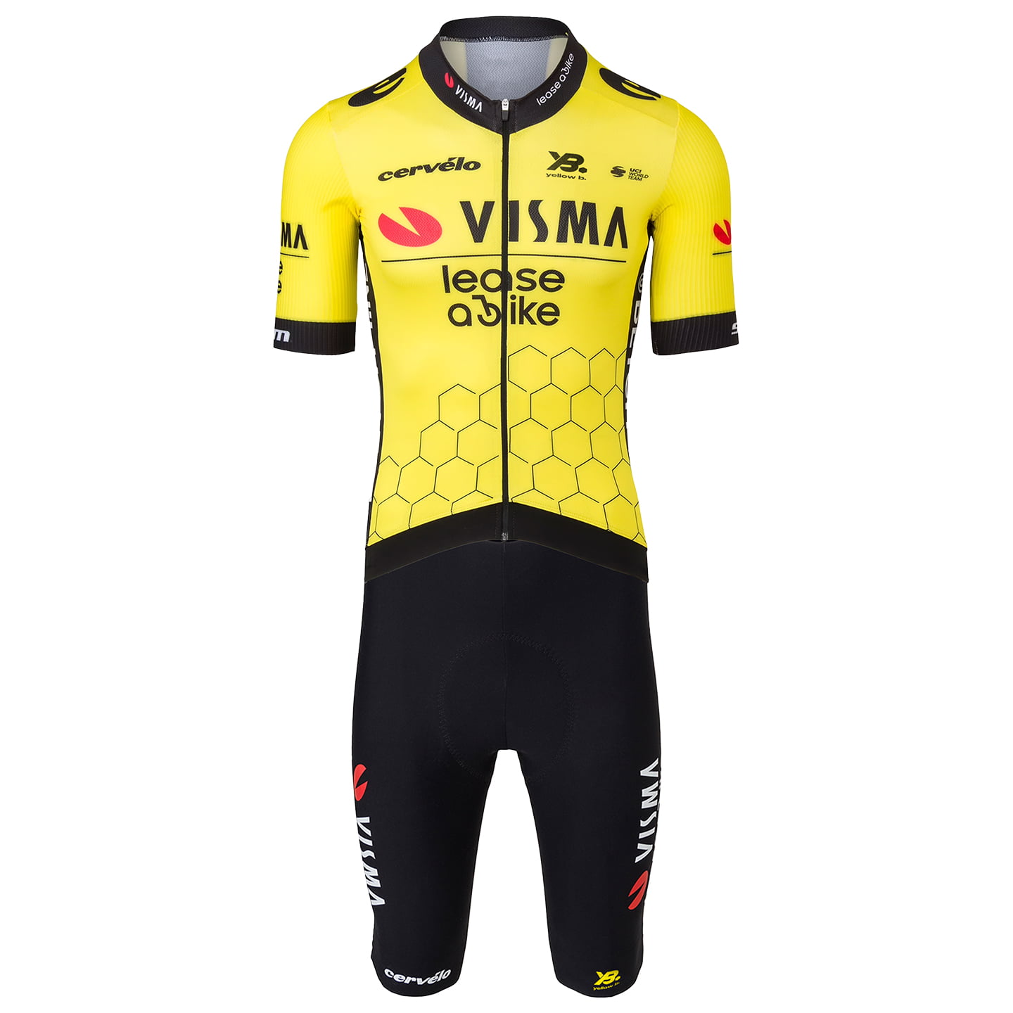 TEAM VISMA LEASE A BIKE Race 2025 Set (fietsshirt + fietsbroek) set (2