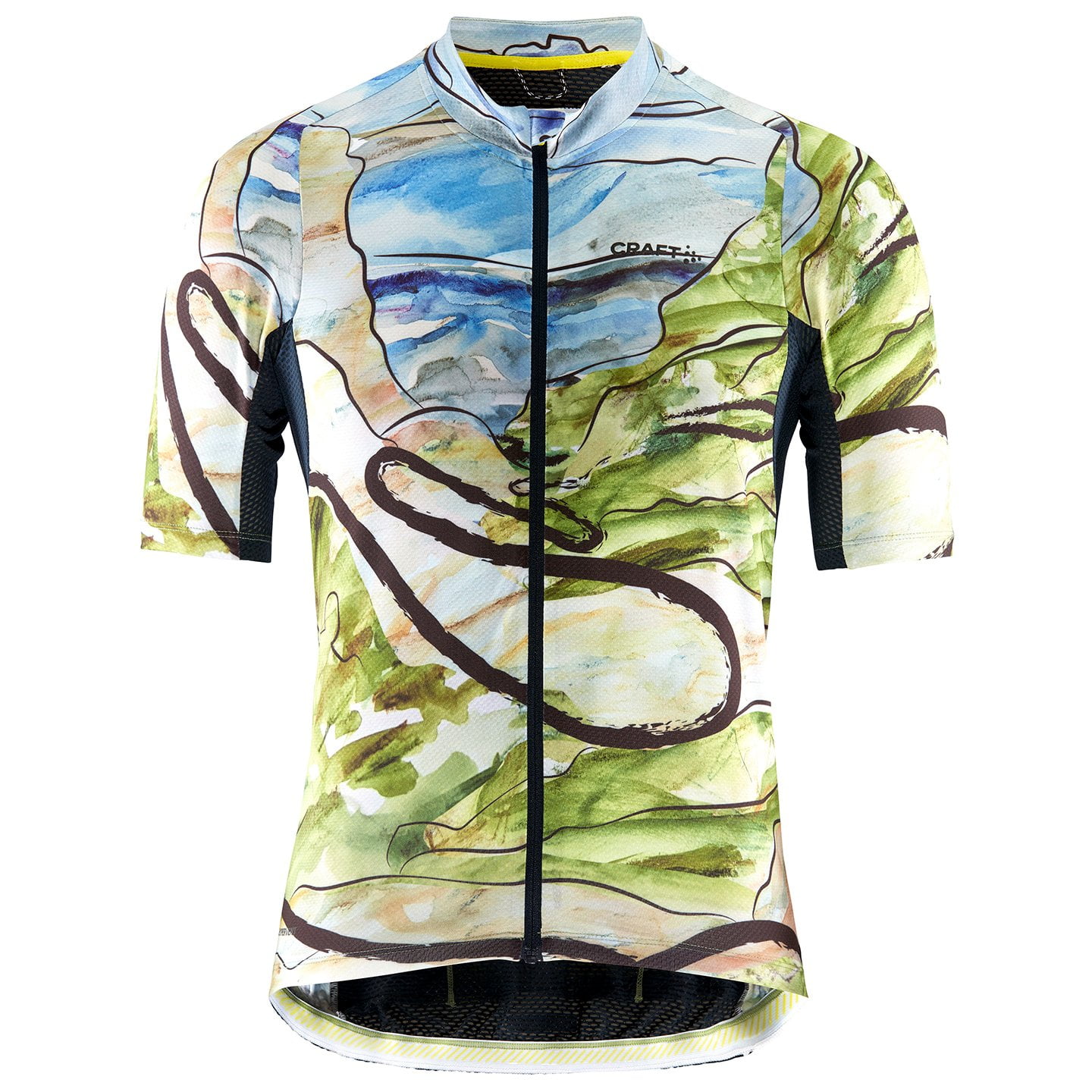CRAFT ADV Endurance Graphic Short Sleeve Jersey, for men, size S, Cycling jersey, Cycling clothing