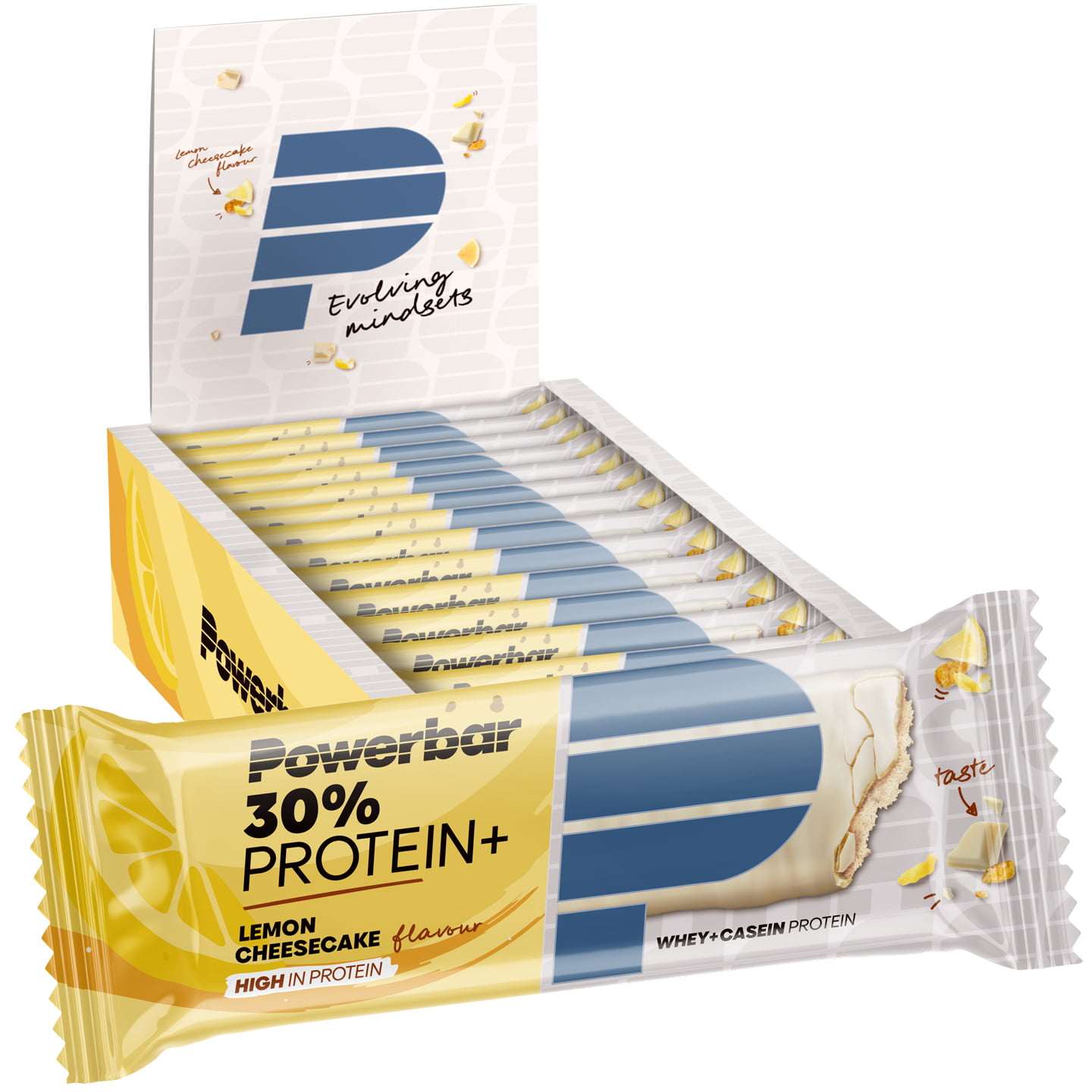 Photo Barre énergétique ProteinPlus 30% Lemon Cheesecake 15 pièces/boîte