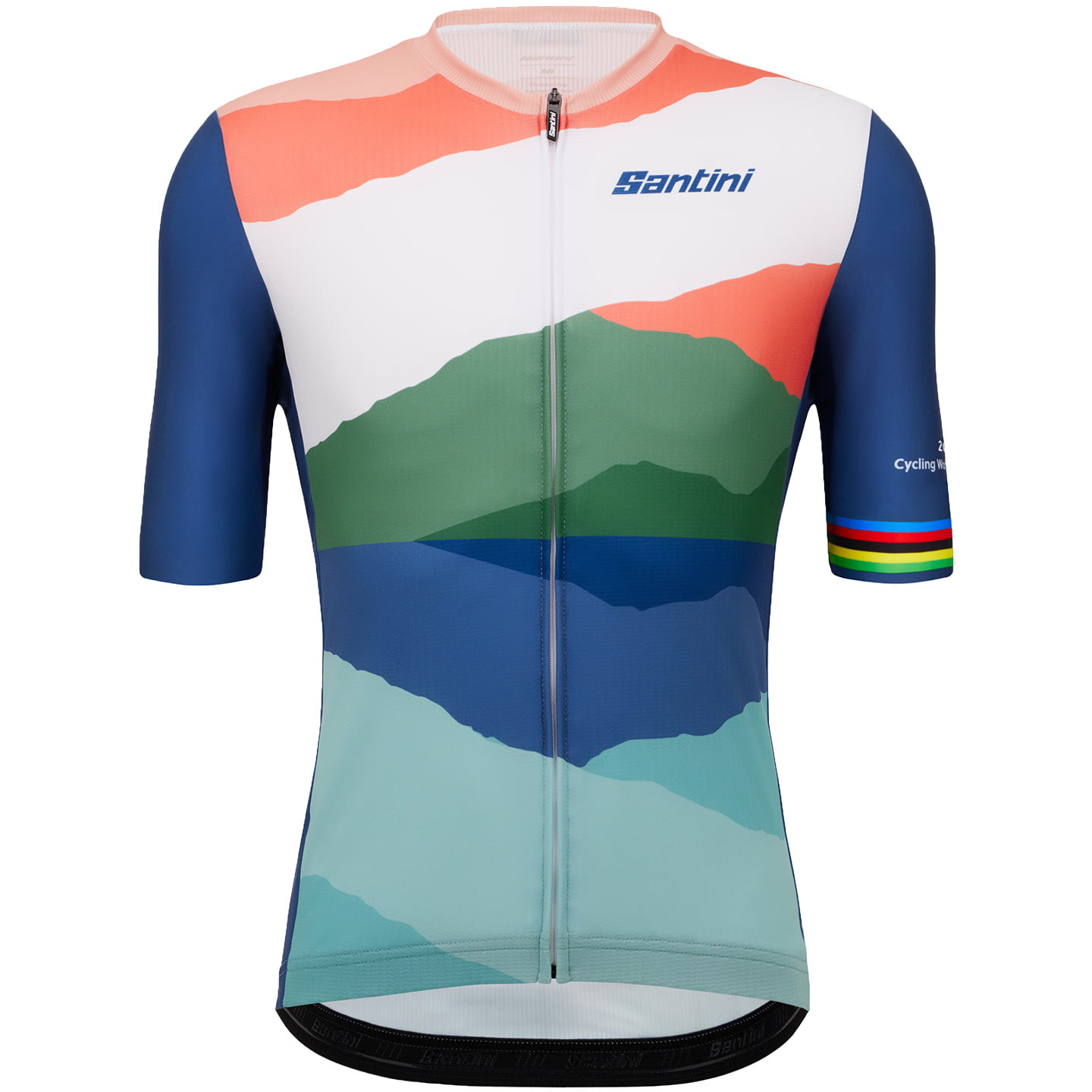 UCI WORLD CHAMPIONSHIP GLASGOW Cloudscape 2023 Short Sleeve Jersey, for men, size 3XL, Bike shirt, Cycling gear