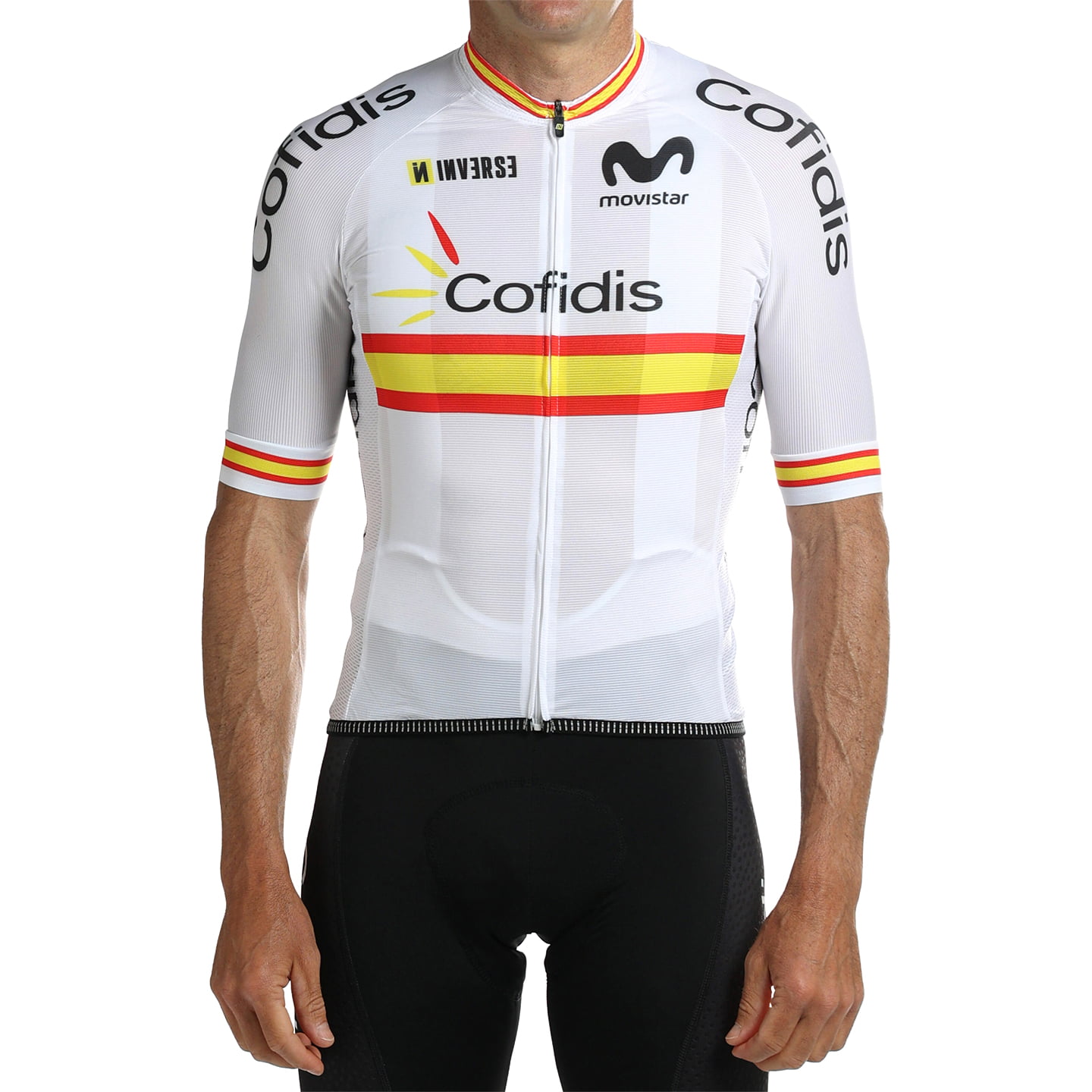 SPANISH NATIONAL TEAM 2024 Short Sleeve Jersey, for men, size 2XL, Cycle shirt, Bike gear