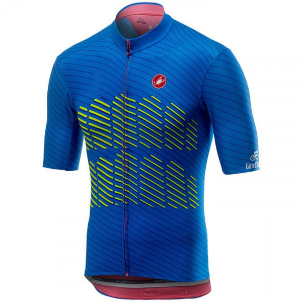 GIRO D'ITALIA Verona fietsshirt met korte mouwen 2019 neon ...