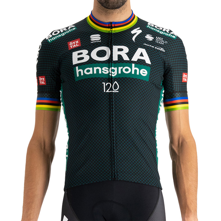 BORA-hansgrohe Fietsshirt met korte mouwen TdF Former World Champion 2021, voor
