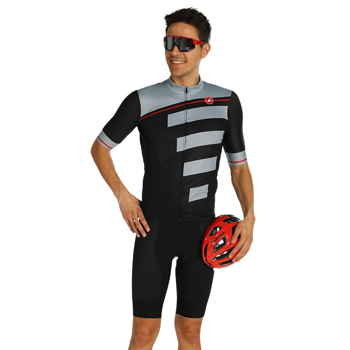 CASTELLI Trofeo Set (fietsshirt + fietsbroek) set (2 artikelen), voor heren