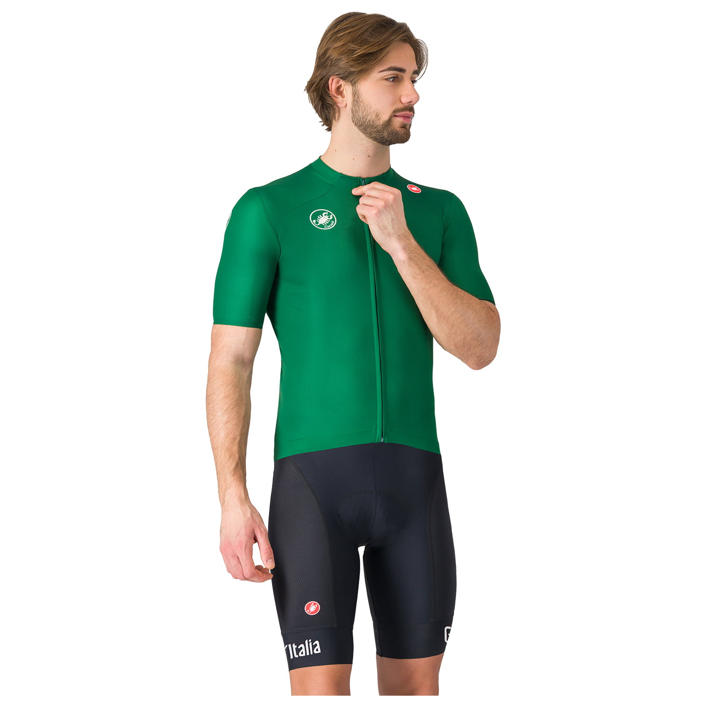GIRO D'ITALIA Vintage Maglia Verde 2025 Set (fietsshirt + fietsbroek) set (2