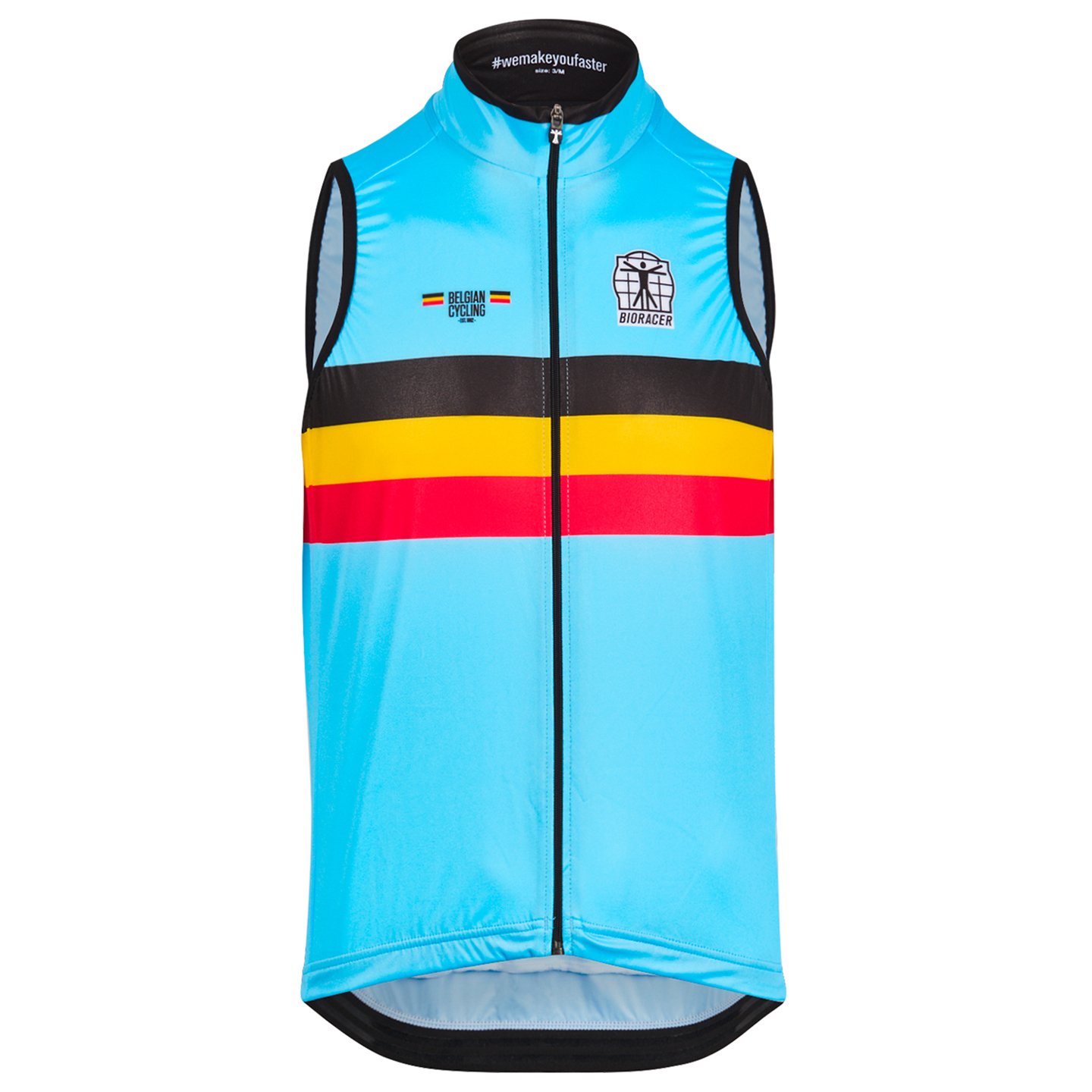 BELGIAN NATIONAL TEAM 2023 Wind Vest, for men, size L, Cycling vest, Cycle gear