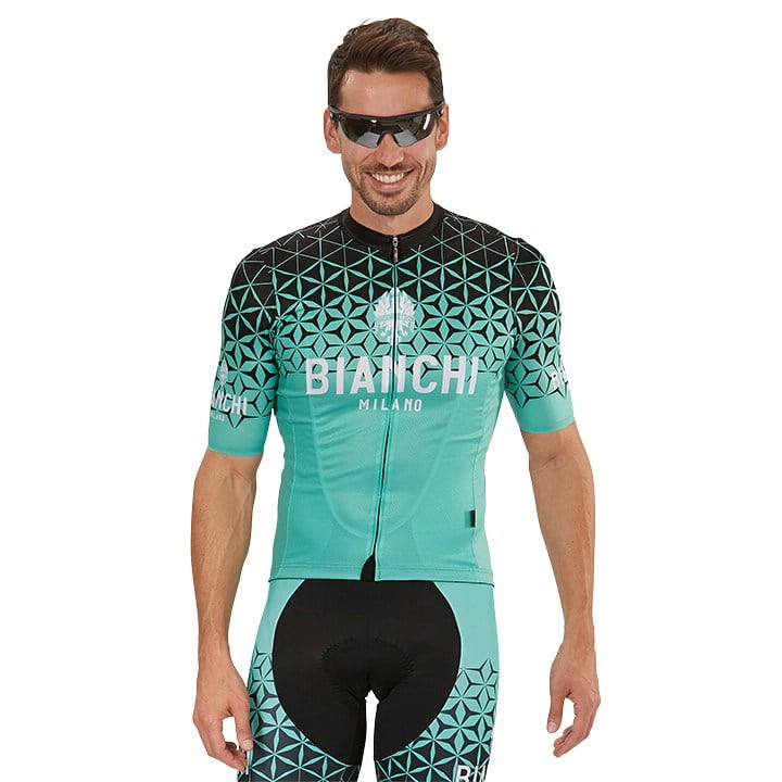 BIANCHI MILANO Shirt met korte mouwen Conca fietsshirt met korte mouwen, voor he