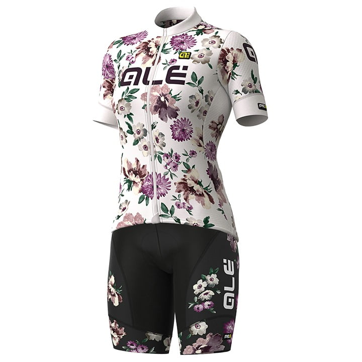 ALÉ Fiori Dames set (fietsshirt + fietsbroek) dames set (2 artikelen), Fietskled